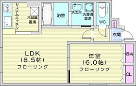 クリアーフィールド  ｜ 北海道札幌市東区北十条東10丁目（賃貸マンション1LDK・3階・36.74㎡） その2