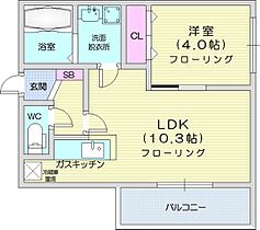 北海道札幌市北区北三十一条西3丁目（賃貸マンション1LDK・4階・33.54㎡） その2