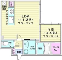 北海道札幌市北区新琴似五条1丁目（賃貸マンション1LDK・3階・33.63㎡） その2