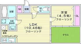 北海道札幌市北区麻生町2丁目（賃貸マンション1LDK・1階・34.22㎡） その2