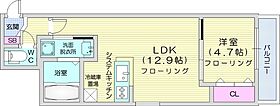 ラ・コーザN10  ｜ 北海道札幌市東区北十条東3丁目（賃貸マンション1LDK・4階・38.89㎡） その2