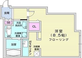 Prestige　Sapporo  ｜ 北海道札幌市中央区大通西16丁目（賃貸マンション1K・2階・28.02㎡） その2