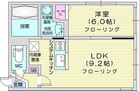 イングレッソ南7条  ｜ 北海道札幌市中央区南七条西12丁目（賃貸マンション1LDK・4階・32.10㎡） その2