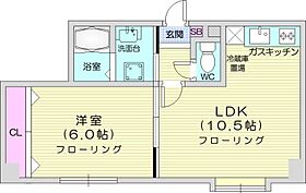 エスペランス  ｜ 北海道札幌市中央区南七条西13丁目3-10（賃貸マンション1LDK・4階・29.75㎡） その2