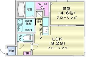 コローレN4W29  ｜ 北海道札幌市中央区北四条西29丁目（賃貸マンション1LDK・1階・32.30㎡） その2