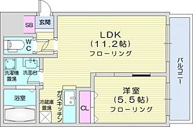 フェリーチェ  ｜ 北海道札幌市東区北十条東12丁目（賃貸マンション1LDK・4階・35.45㎡） その2