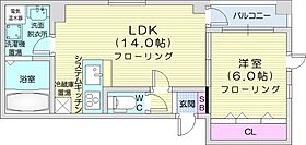 MODENA医大前  ｜ 北海道札幌市中央区南一条西15丁目1-15（賃貸マンション1LDK・7階・45.83㎡） その2