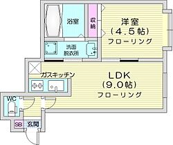 北海道札幌市北区北三十二条西5丁目（賃貸アパート1LDK・2階・31.01㎡） その2