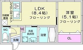 ロワ・コピーヌ  ｜ 北海道札幌市東区北十四条東10丁目（賃貸マンション1LDK・1階・34.58㎡） その2