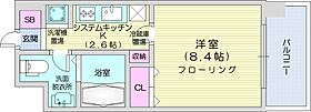 レジディア北三条  ｜ 北海道札幌市中央区北三条東3丁目1-15（賃貸マンション1K・8階・27.71㎡） その2