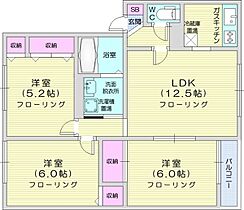 北海道札幌市北区新川四条11丁目（賃貸アパート3LDK・2階・66.69㎡） その2