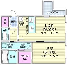 Crossbell524  ｜ 北海道札幌市中央区北五条西24丁目（賃貸マンション1LDK・4階・36.40㎡） その2