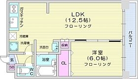 北18条光ハイツ  ｜ 北海道札幌市北区北十八条西4丁目（賃貸マンション1LDK・2階・39.66㎡） その2