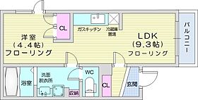 パレス24川村  ｜ 北海道石狩郡当別町春日町（賃貸アパート1LDK・1階・33.33㎡） その2