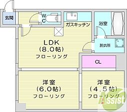 🉐敷金礼金0円！🉐札幌市営南北線 北３４条駅 徒歩13分