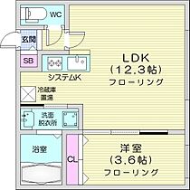 ラムーン発寒  ｜ 北海道札幌市西区発寒四条7丁目（賃貸マンション1LDK・3階・35.18㎡） その2