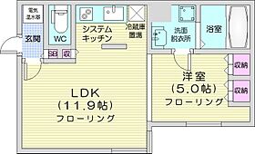 ComfortCity  ｜ 北海道札幌市東区北九条東1丁目（賃貸マンション1LDK・3階・35.03㎡） その2