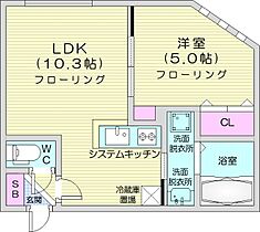 S-RESIDENCE桑園EAST  ｜ 北海道札幌市中央区北七条西11丁目（賃貸マンション1LDK・2階・33.66㎡） その2