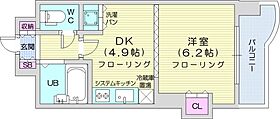 クラシックハイム  ｜ 北海道札幌市中央区南五条東3丁目（賃貸マンション1DK・3階・27.02㎡） その2