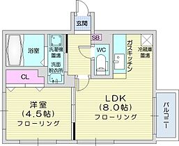 マカンS14  ｜ 北海道札幌市中央区南十四条西14丁目（賃貸マンション1LDK・2階・30.58㎡） その2