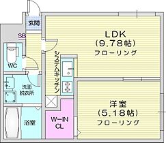 北海道札幌市北区北二十七条西2丁目（賃貸マンション1LDK・1階・35.00㎡） その2