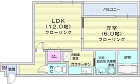 アーバンコート藤井  ｜ 北海道札幌市北区北二十二条西8丁目2-15（賃貸マンション1LDK・2階・38.36㎡） その2