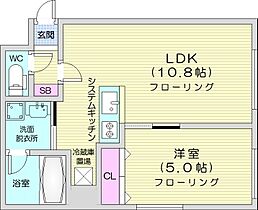 (仮)ブリスS2E2  ｜ 北海道札幌市中央区南二条東2丁目（賃貸マンション1LDK・2階・35.64㎡） その2