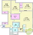 レブニーズ ザ・レジデンス 宮の森1階14.1万円