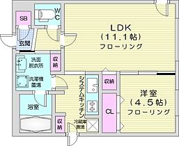 CREA南5条  ｜ 北海道札幌市中央区南五条西11丁目（賃貸マンション1LDK・1階・37.18㎡） その2