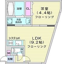 仮)琴似4-7MS  ｜ 北海道札幌市西区琴似四条7丁目（賃貸マンション1LDK・2階・29.17㎡） その2