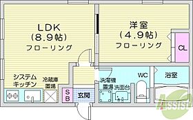 CASAROYAL  ｜ 北海道札幌市東区北二十条東12丁目（賃貸アパート1LDK・3階・31.84㎡） その2