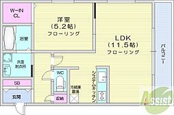 間取図画像 1LDK