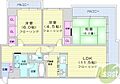 クリオ行啓通弐番館2階9.0万円