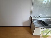 こちらに冷蔵庫を置けます。調理時の動線もばっちり効率的。