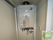 給湯器は簡単操作で温度調整ができますよ。