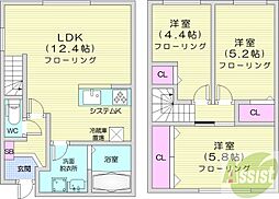間取図画像 3LDK