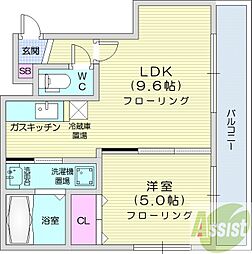 間取図画像 1LDK