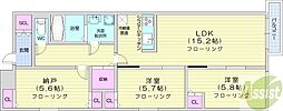THE MODERN 伏見 3LDKの間取図画像