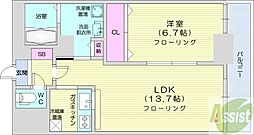 間取図画像 1LDK