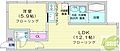 KDMハイツ1階5.3万円