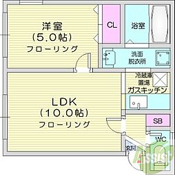 間取図画像 1LDK