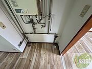 もちろん洗濯機置場は室内にあるので、いつでも洗濯できますよ～