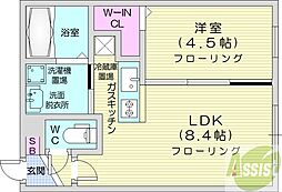 間取図画像 1LDK