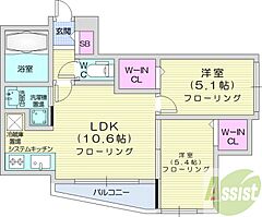 物件の間取り