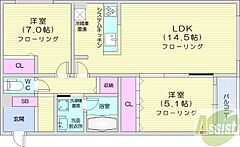 物件の間取り
