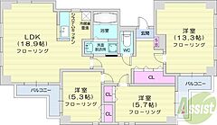 物件の間取り