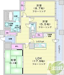 物件の間取り