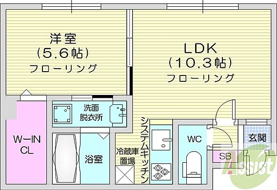 グランメール新道東駅北_間取り_0