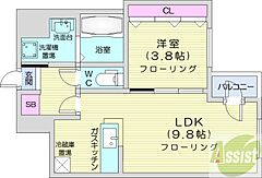 物件の間取り