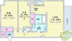 物件の間取り